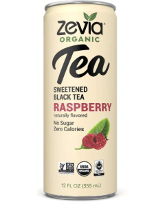 Zevia Sweetened Black Tea Raspberry - Main