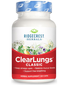 Ridgecrest Herbals ClearLungs 60 cap - Main