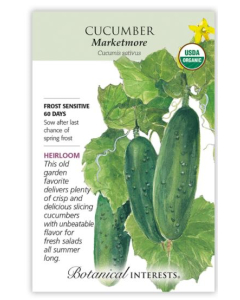 Botanical Interests Cucumber Marketmore - Main