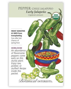 Botanical Interests Early Jalapeno Chile Pepper - Main