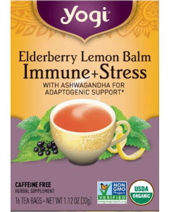 Yogi Elderberry Lemon Balm Immune + Stress - Main