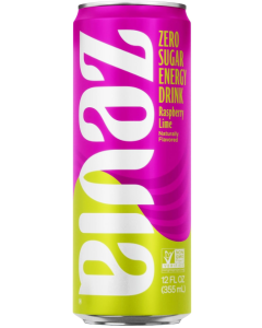 Zevia Zero Calorie Energy, Raspberry Lime