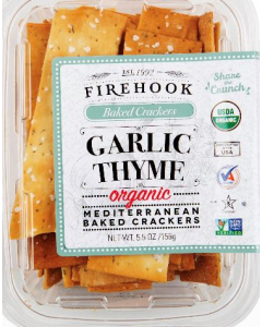 Firehook Garlic Thyme Crackers - Main