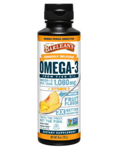 Barleans Omega Swirl Mango Peach, 16 oz.