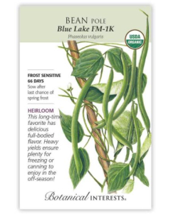 Botanical Interests Bean Blue Lake FM-1K - Main