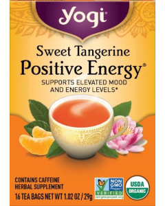 Yogi Sweet Tangerine Positive Energy, 16 Tea Bags