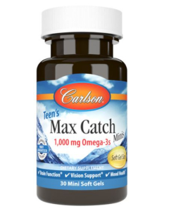 Carlson Teen Catch Minis, 30 softgels