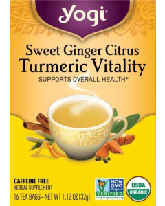 Yogi Sweet Ginger Citrus Turmeric Vitality - Main