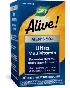 Nature's Way Alive Once Daily Men's 50+ Ultra Potency Multivitamin