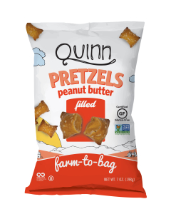 Quinn Peanut Butter Filled Pretzel Nuggets, 7 oz.