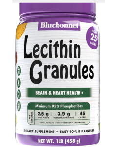 BlueBonnet Lecithin Granules Non-GMO  1 LB.
