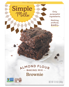 Simple Mills Gluten Free Brownie Mix, 12.9 oz.