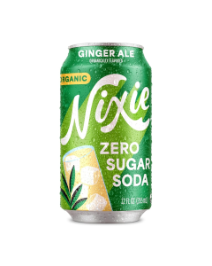 Nixie Organic Zero Sugar Soda Ginger Ale - Front view