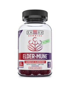 Zhou Elder-Mune Elderberry Gummies, 60 Gummies