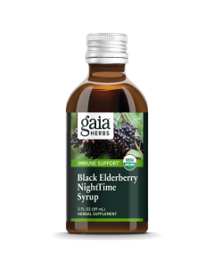 Gaia Black Elderberry NightTime Syrup