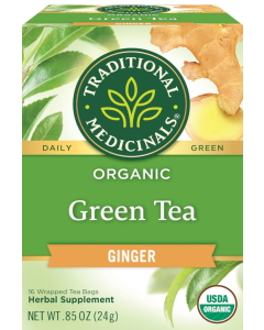 Traditional Medicinals Green Tea Ginger