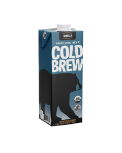Wandering Bear Coffee Cold Brew Coffee Vanilla - Front view