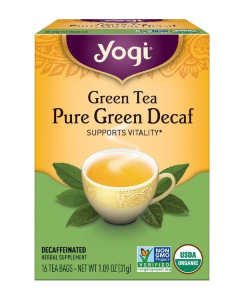 Yogi Tea Green Tea Pure Green Decaf, 16 Tea Bags