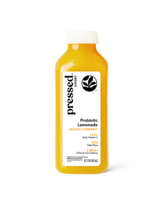 Pressed Mango Turmeric Probiotic Lemonade - Front view