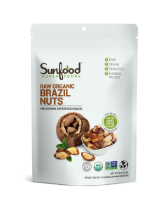 Sunfood Organic Brazil Nuts - Front view