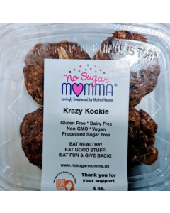 No Sugar Momma Krazy Kookies, 4 oz.