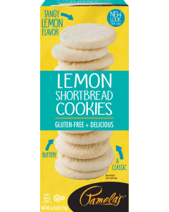 Pamela's Gluten Free Lemon Shortbread Cookies, 6.25 oz.