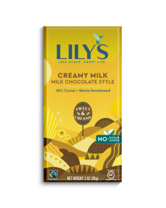 Lily's Creamy Milk Chocolate Style Bar, 3 oz.