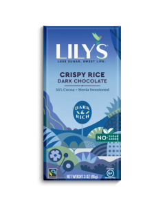 Lily's Crispy Rice Dark Chocolate Bar, 3 oz.
