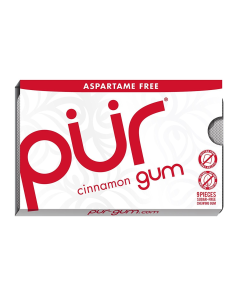 Pur Gum Peppermint 9 Pieces - Front view