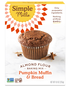 Simple Mills Pumpkin Muffin & Bread Mix, 9 oz.