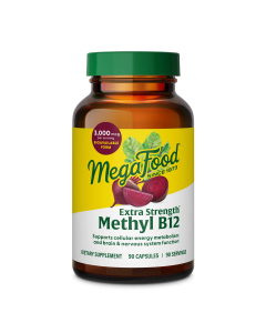 MegaFood Extra Strength Methyl B12 - Front view