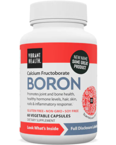 Vibrant Health Boron, 60 Capsules