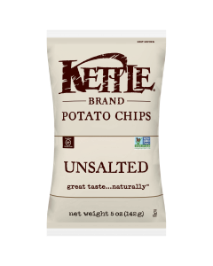 Kettle Unsalted Potato Chips - Main