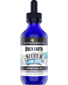 The Food Movement Black Earth Silver 20PPM, 4 oz. 