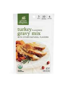 Simply Organic Turkey Flavored Gravy Mix, 0.85 oz.