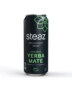 Steaz Organic Yerba Mate Iced Tea, Mint to Be, 16 fl. oz.
