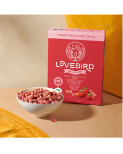 Lovebird Strawberry Cereal, 7 oz.