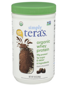Organic Whey Protein - Dark Chocolate, 12 oz.