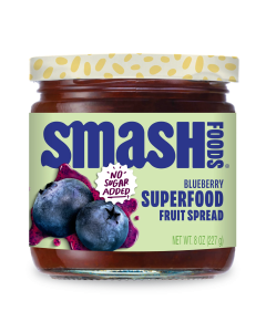 Chia Smash Wild Blueberry Jam - Front view
