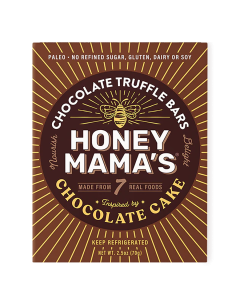 Honey Mamas Chocolate Truffle Bar Chocolate Cake - Front view