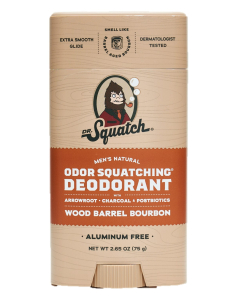 Dr. Squatch Wood Barrel Bourbon Glide-on Deodorant, 2.65 oz.