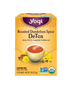 Yogi Roasted Dandelion Spice Detox Tea, 16 Tea Bags