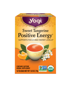 Yogi Sweet Tangerine Positive Energy, 16 Tea Bags