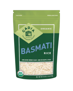 Cadia Organic White Basmati Rice - Front view