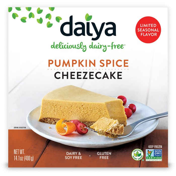 Daiya Dairy-Free Pumpkin Spice Cheezecake