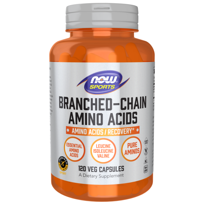 NOW Foods Branched Chain Amino Acids - 120 Veg Capsules