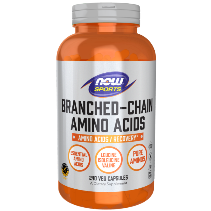 NOW Foods Branched Chain Amino Acids - 240 Veg Capsules