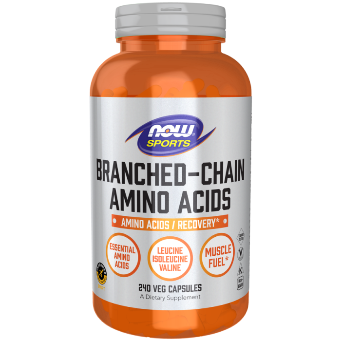 NOW Foods Branched-Chain Amino Acids - 240 Veg Capsules