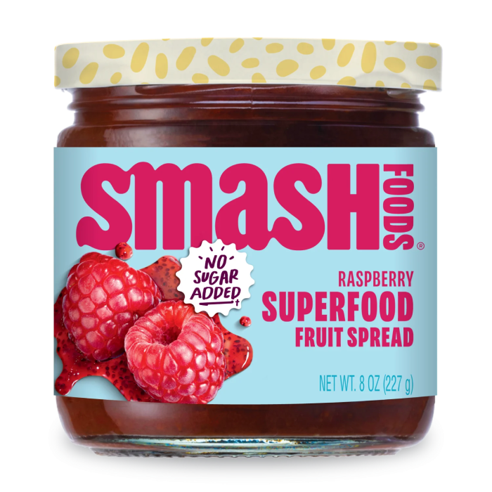 Chia Smash Raspberry Jam - Front view