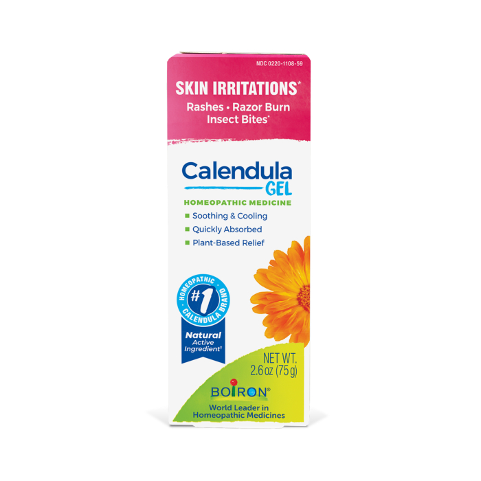 Boiron Homeopathic Calendula Gel, 2.6 oz